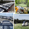 100w flex solar panel HCF cell ETFE surface semi flexible solar panel for RVs boats campers awning balcony van shelter off grid solar system
