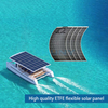 150w Mono bifacial ETFE flexible solar panel PERC HJT N-type for shelter bus station rv vehicles motor boat yacht
