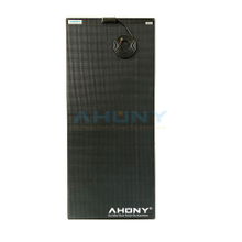 All black walkable sunpower solar panel customized 200watt flexible solar panel For boat marina yacht RV camp